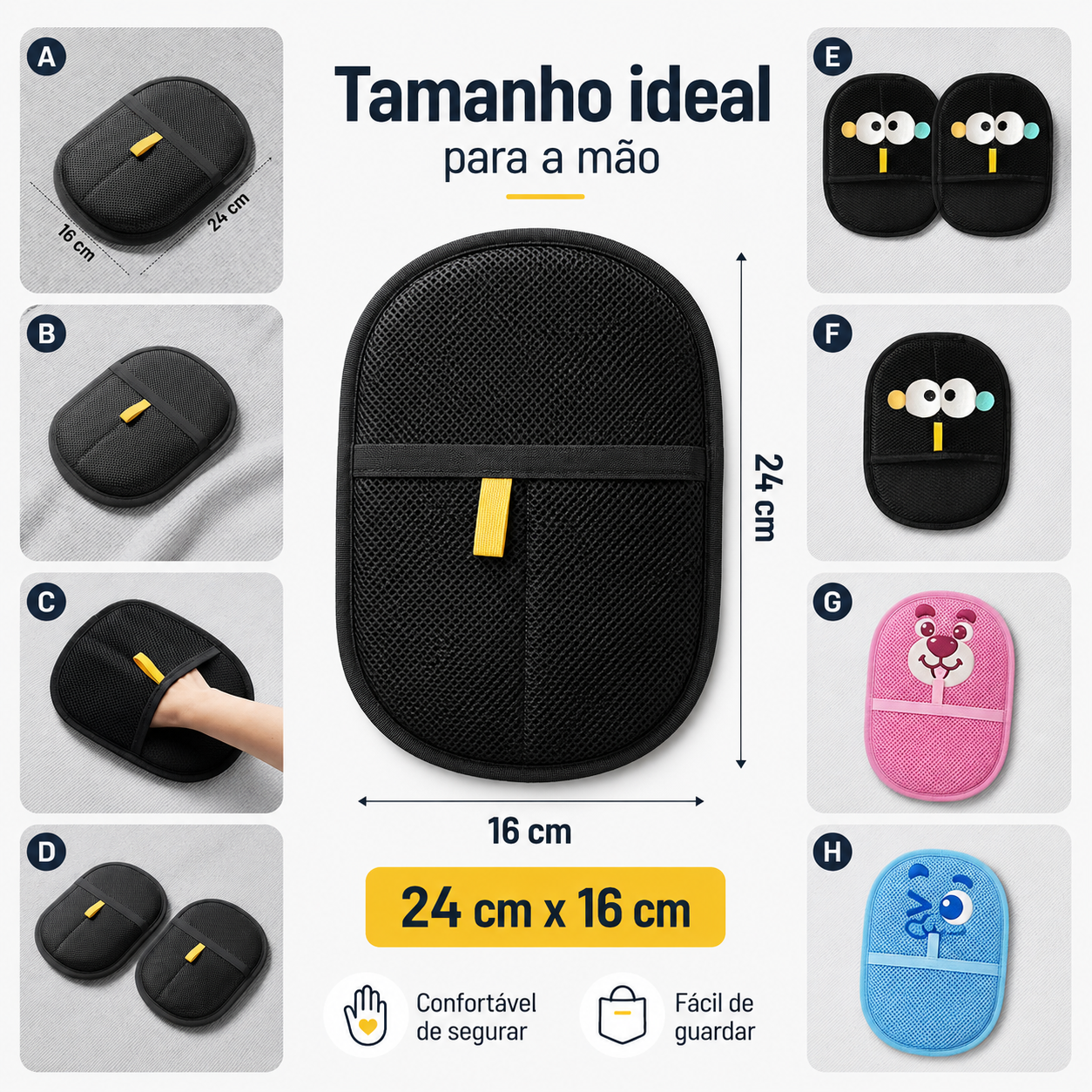 Luva Petora PeloClean — Removedora de Pelos para Cães e Gatos